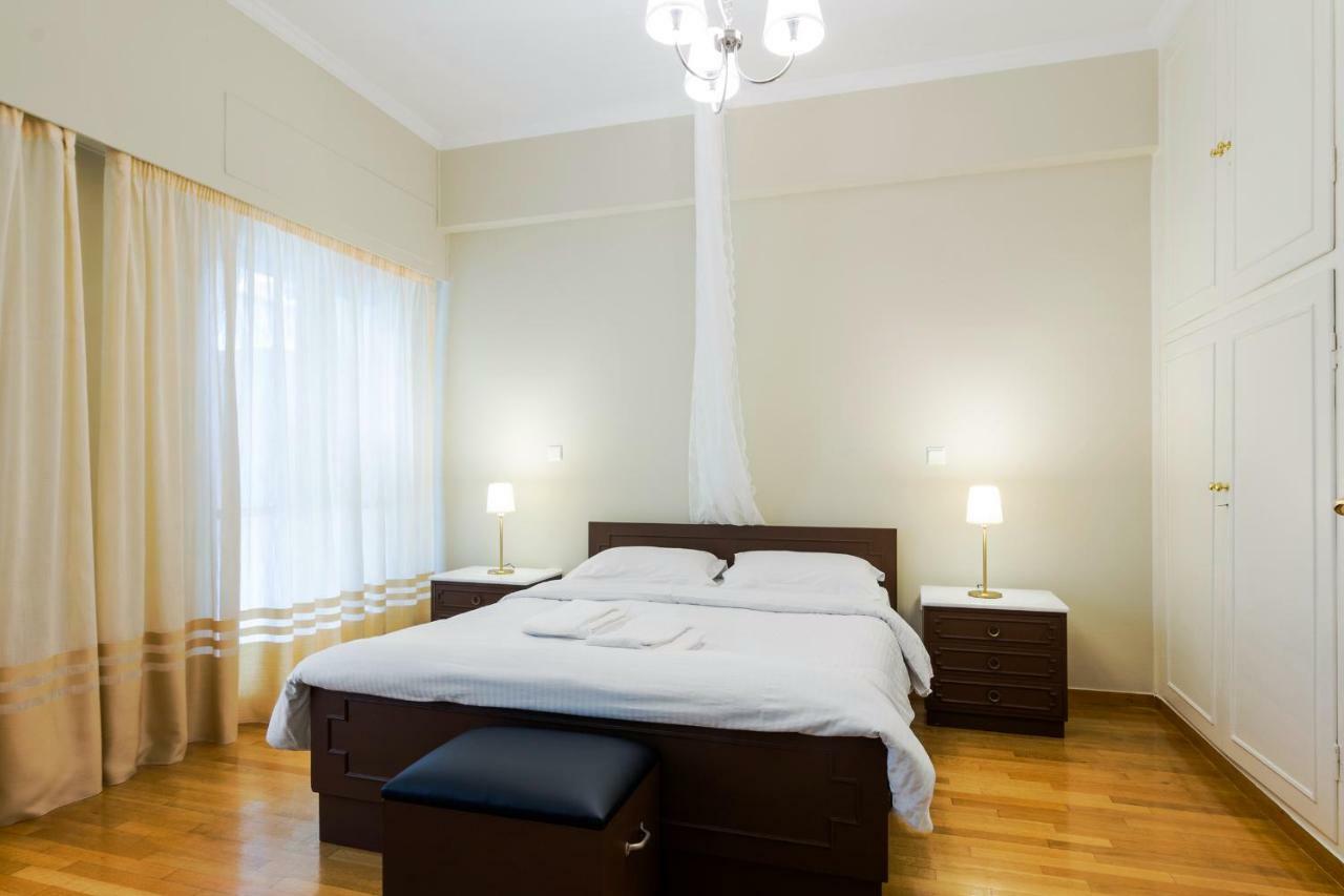 Classy 2 Bedroom Apartment Near Acropolis & Metro Athén Kültér fotó
